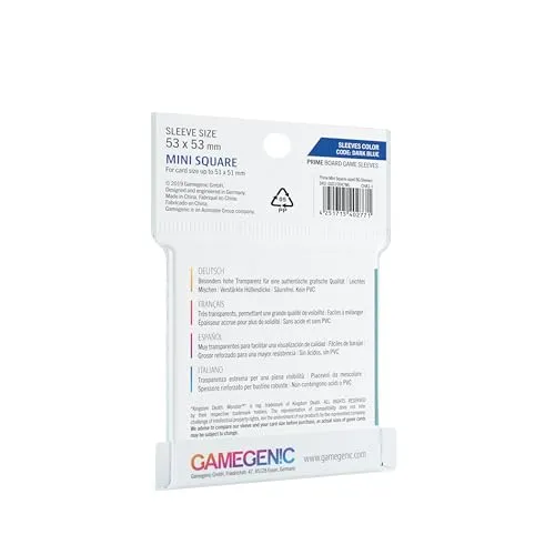 Gamegenic Prime Mini Square Kartenhüllen 53x53 klar 50St