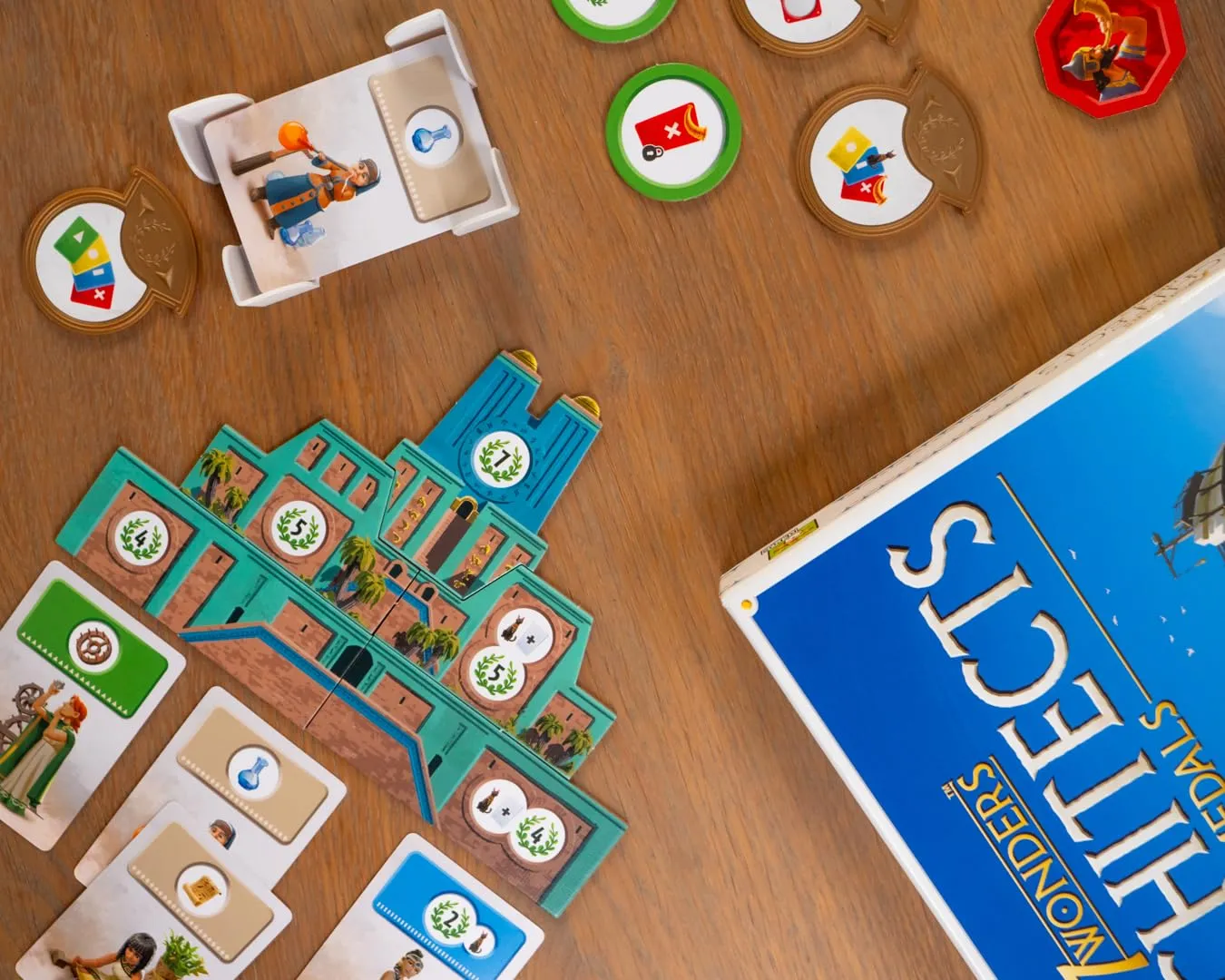Asmodee 7 Wonders Architects Medals Erweiterung Deutsch