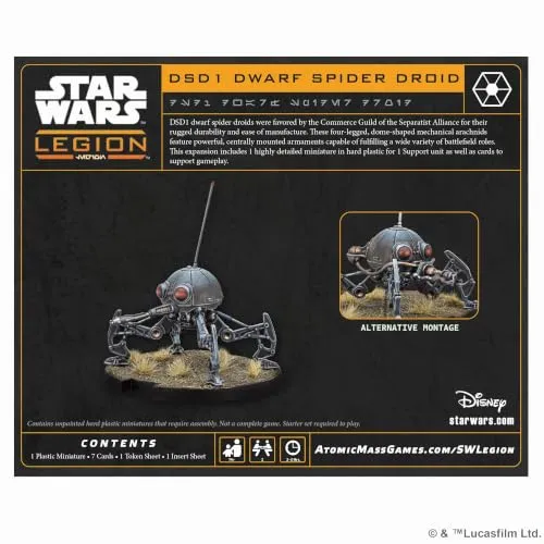 Asmodee Star Wars Legion DSD1 Dwarf Spider Droid Erweiterung