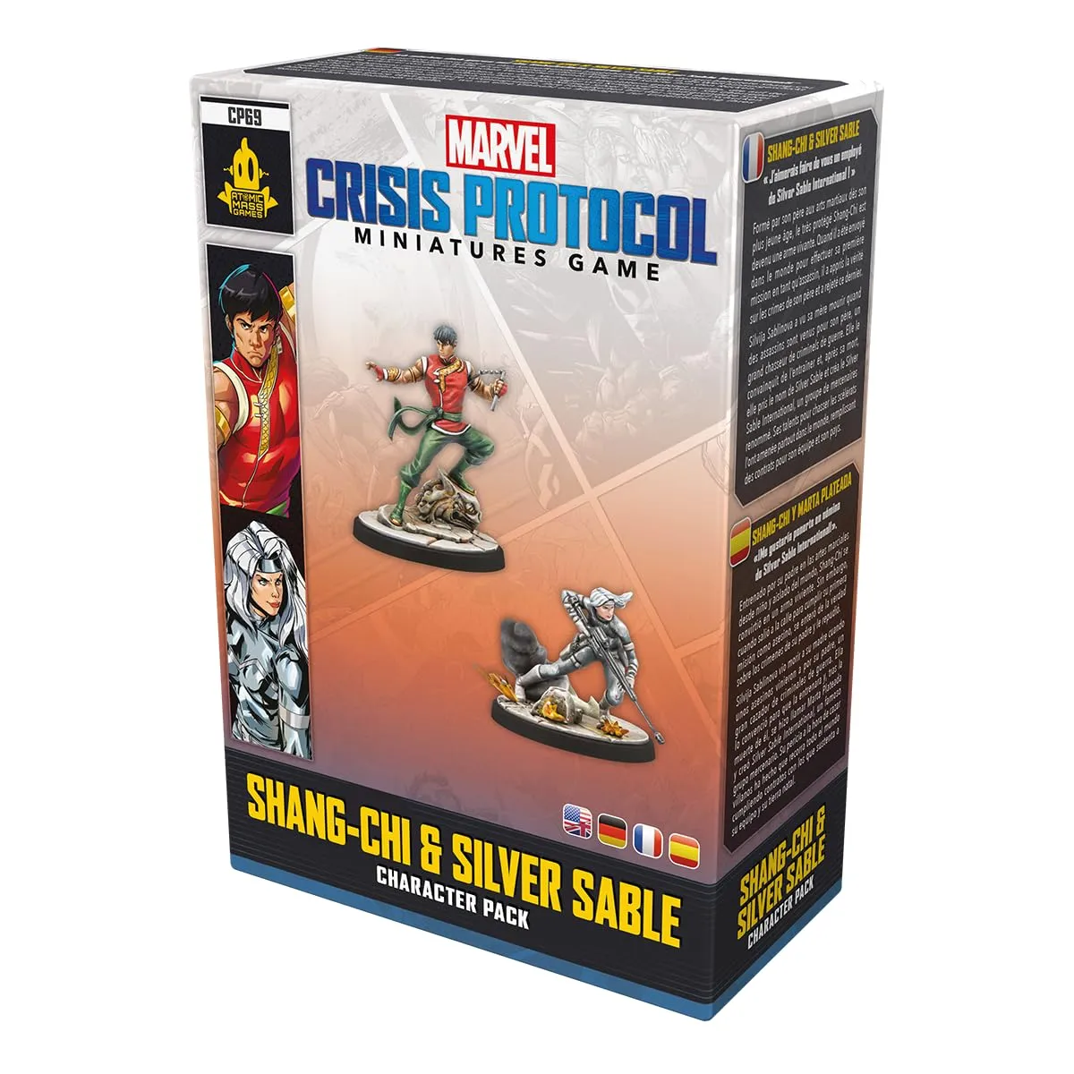 Atomic Mass Games Marvel Crisis Shang-Chi Silver Sable Pack