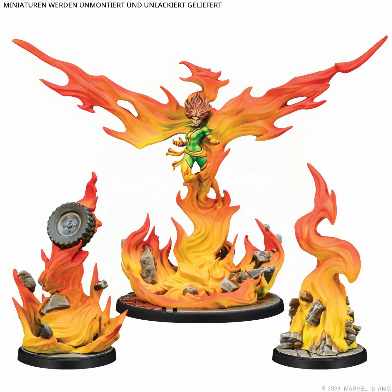 Asmodee Marvel Crisis Protocol Phoenix Unleashed Tabletop Deutsch