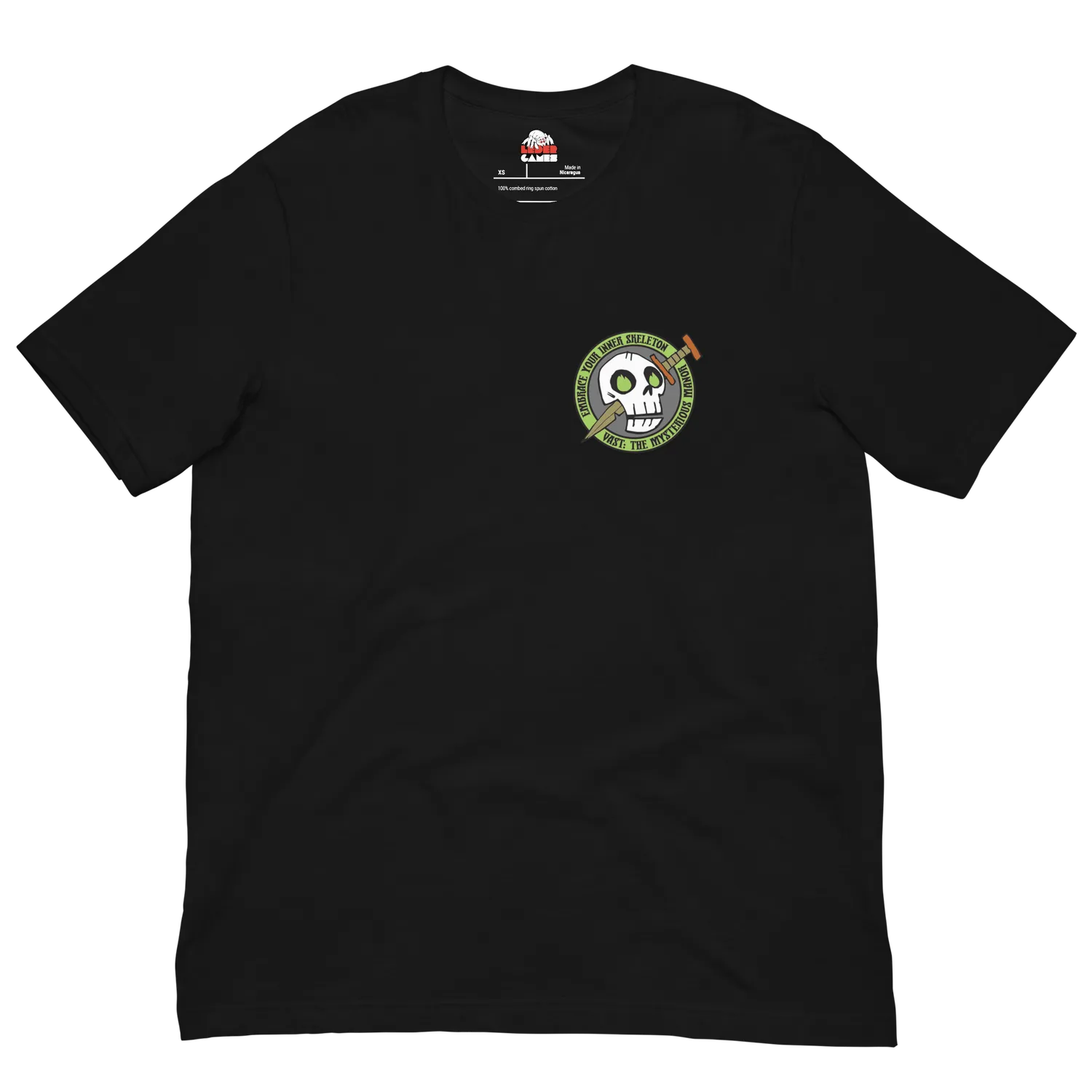 Leder Games Vast TMM Pocket T-Shirt schwarz Baumwolle