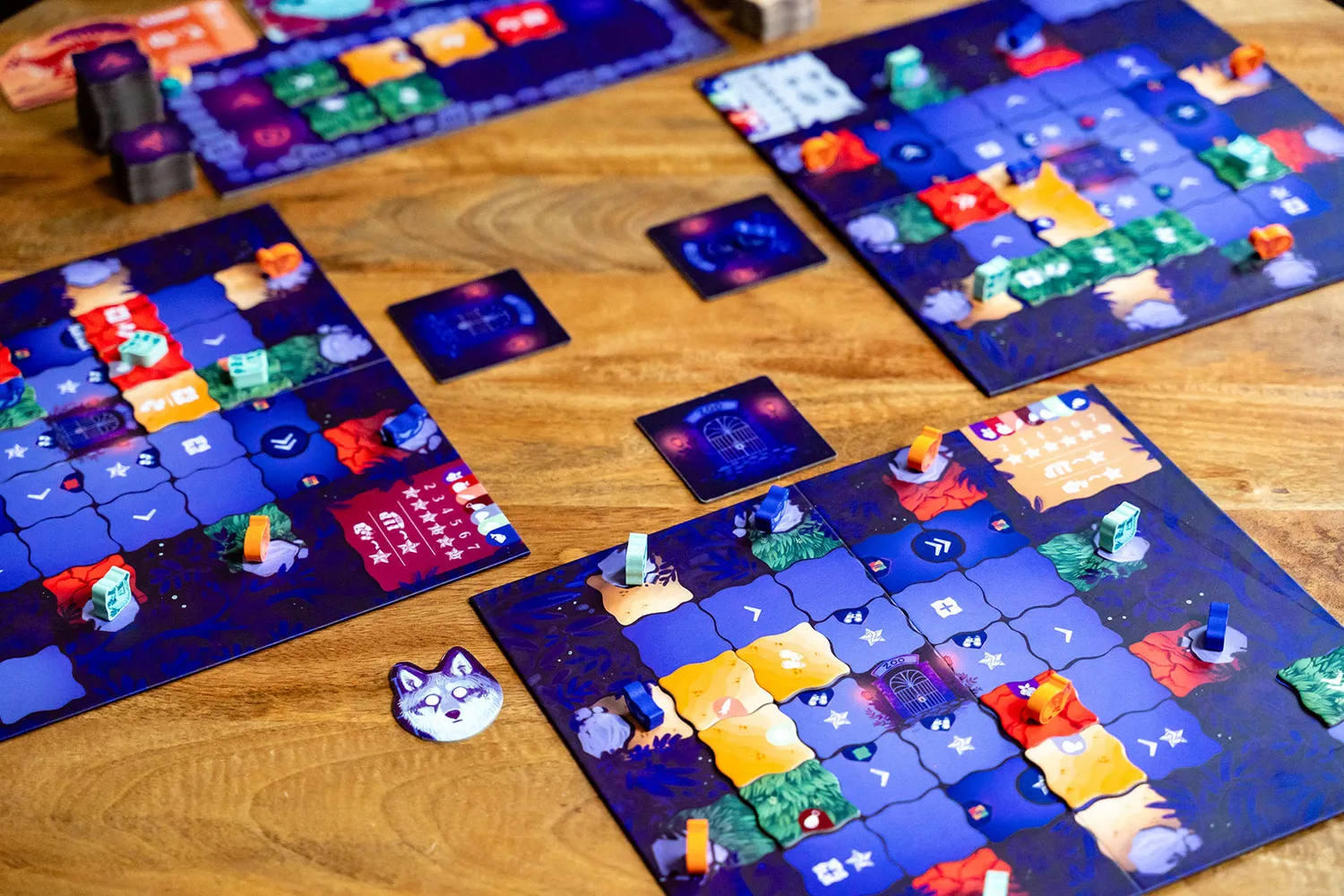 Capstone Games Night at the Zoo Brettspiel Familienspiel