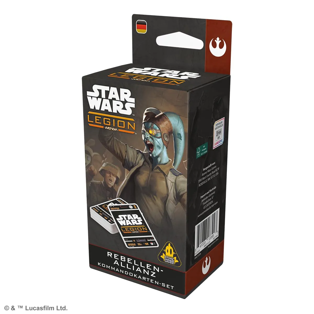 Star Wars Legion Rebellen Kommando-Kartenset Tabletop deutsch