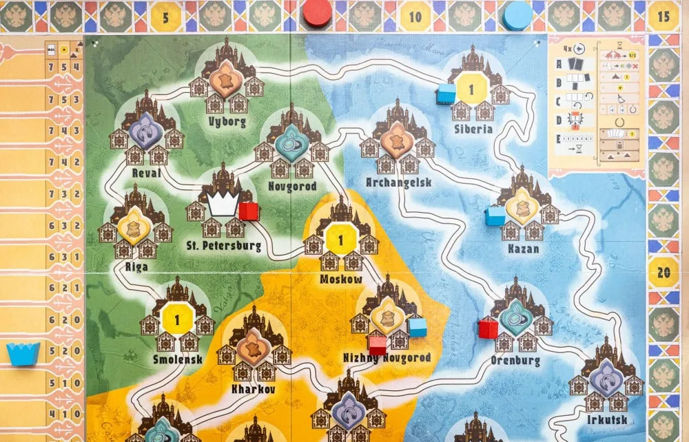 Capstone Games Catherine Cities of the Tsarina Brettspiel