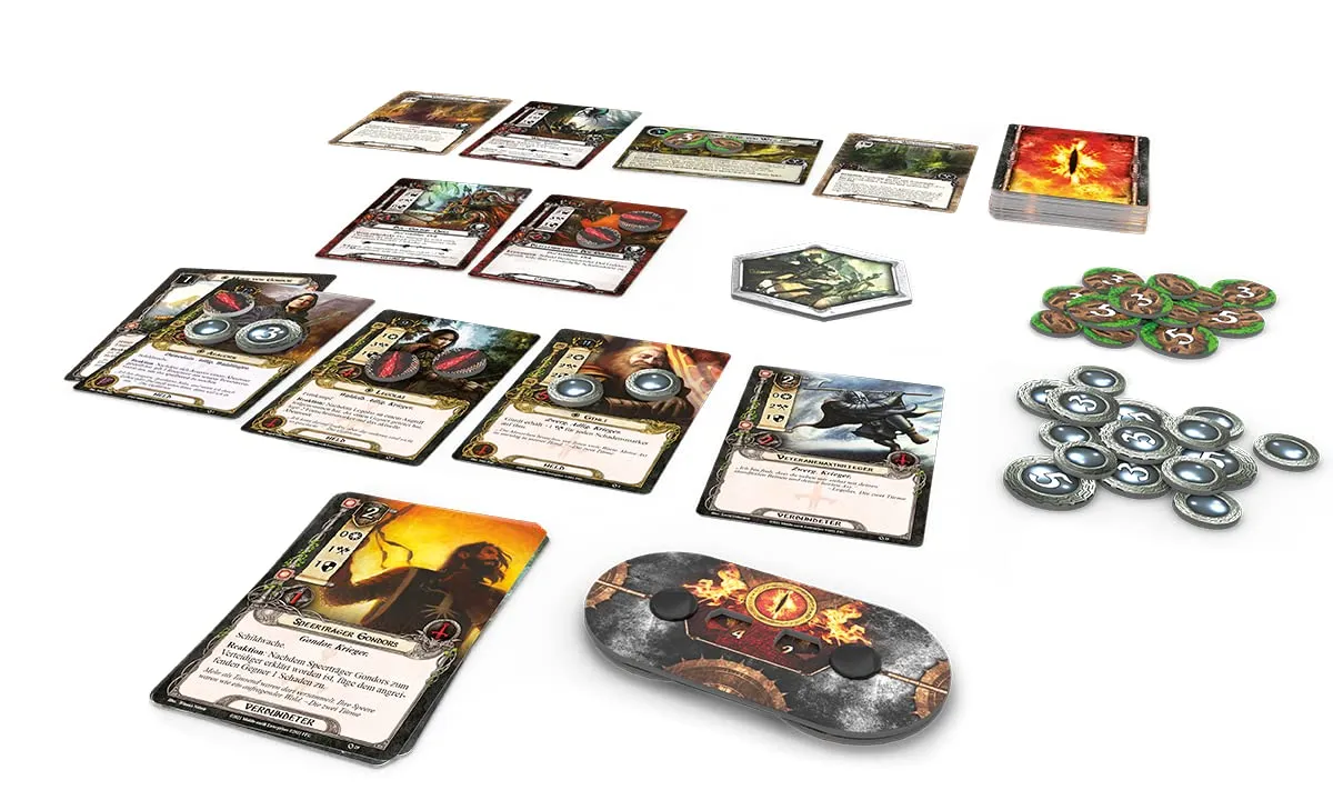 Fantasy Flight Herr der Ringe LCG Grundspiel Kartenspiel deutsch