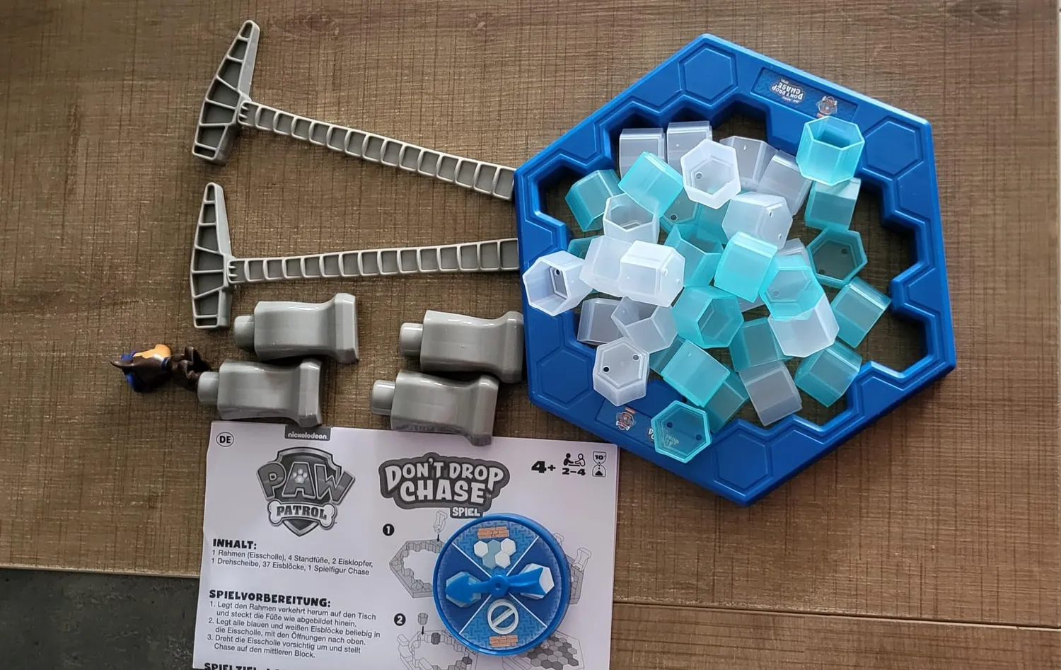 Spin Master PAW Patrol Don't Drop Chase Kinderspiel 2-4 Spieler