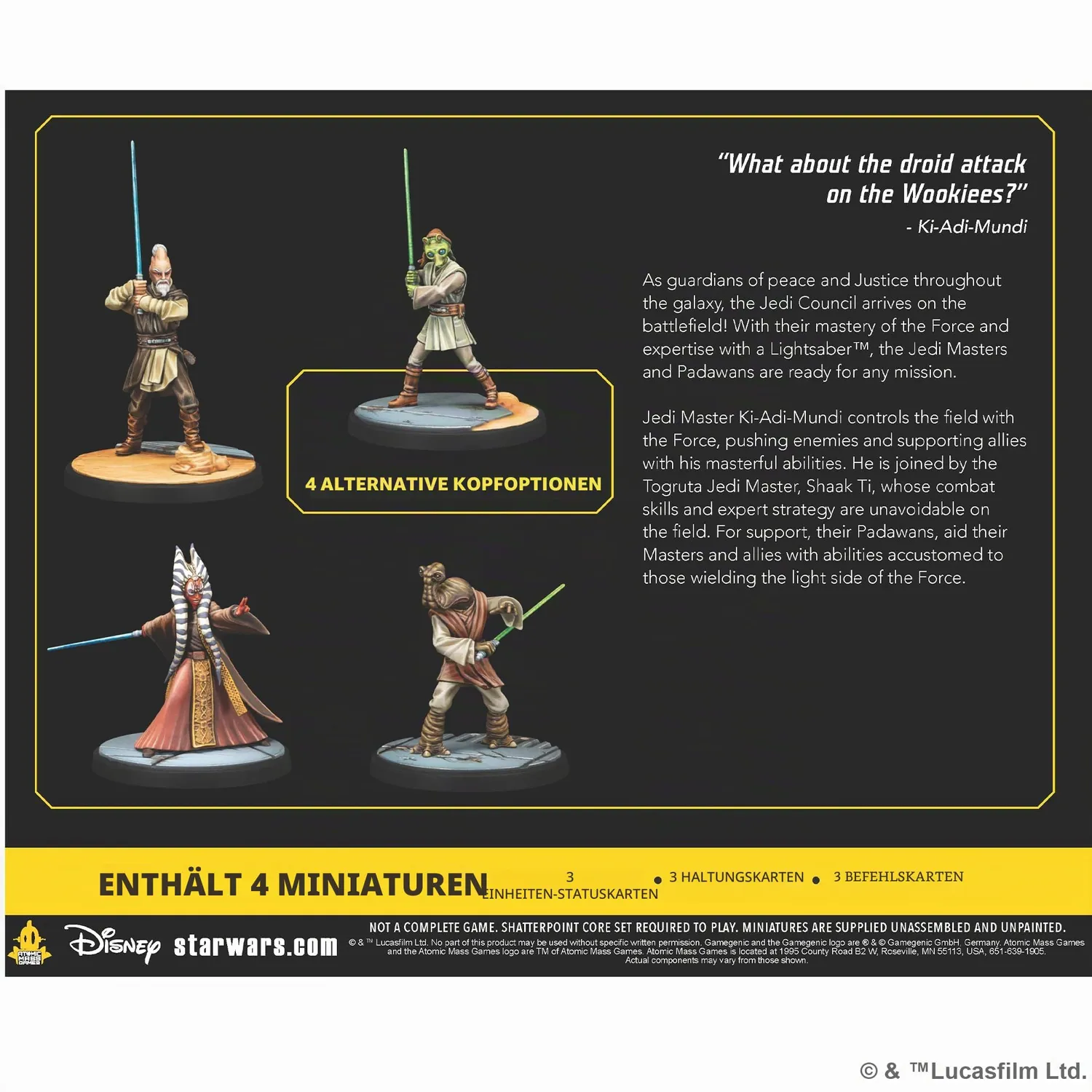 Star Wars Shatterpoint Wisdom of the Council Squad-Pack