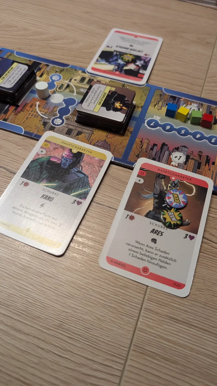 Asmodee Marvel Duell In New York Kartenspiel 2 Spieler