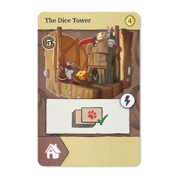 Cranio Ratti di Wistar Dice Tower Promokarte Invention