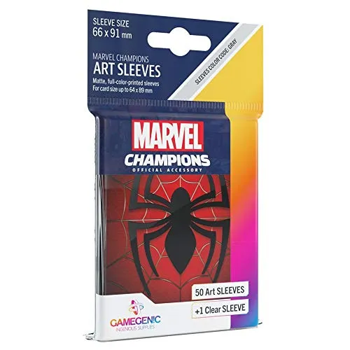 Gamegenic Marvel Champions Art Sleeves Spider-Man 51 Hüllen