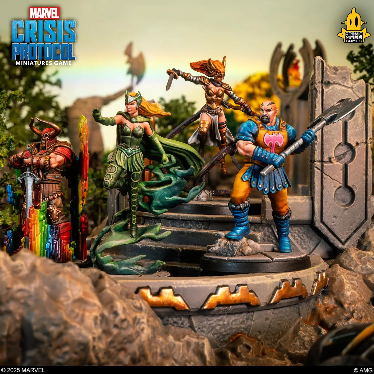 Marvel Crisis Protocol Warriors of Asgard Affiliation Pack