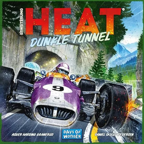 Asmodee Heat Dunkle Tunnel Erweiterung für 7 Spieler Tunnel
