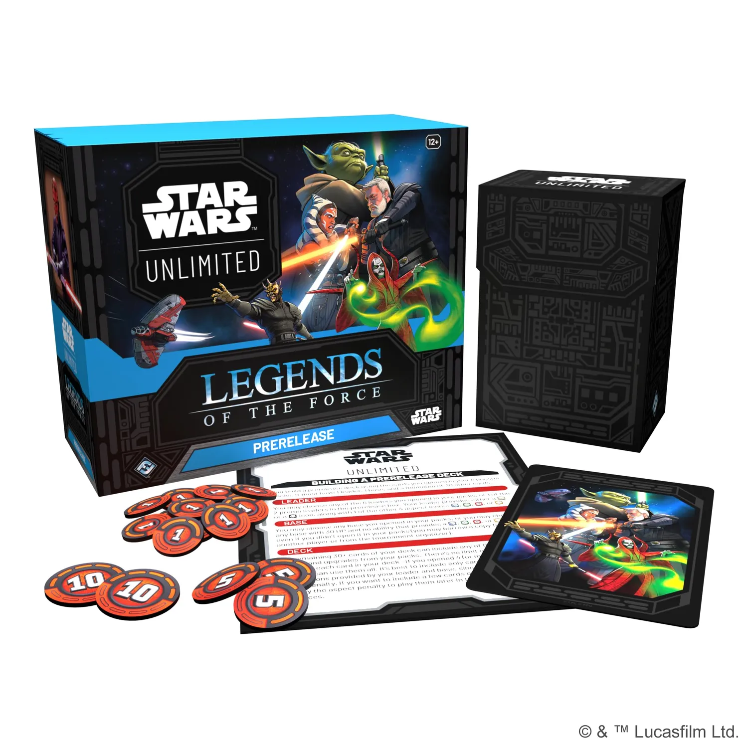 Star Wars Unlimited Legends of the Force Kartenspiel Englisch 6 Booster