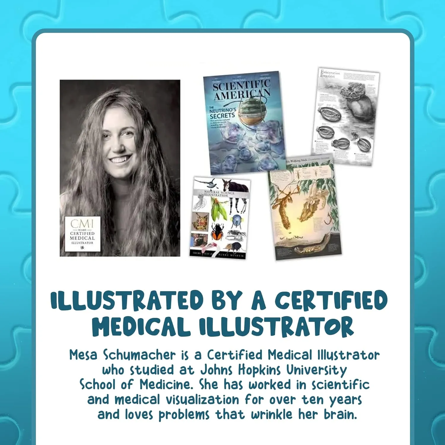 Genius Games Dr. Livingston Herz Bodenpuzzle 100 Teile Anatomie