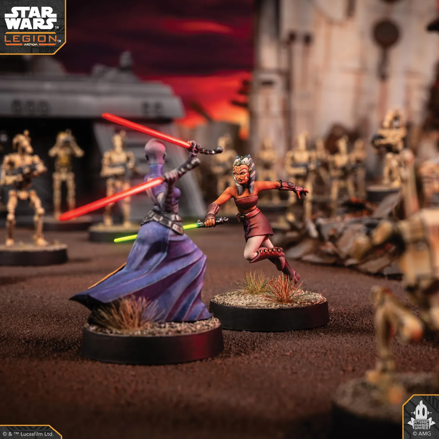Asmodee Star Wars Legion Ahsoka Tano Commander Erweiterung