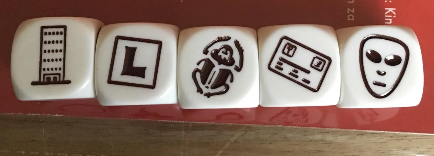 Asmodee Story Cubes Familienspiel Alte Auflage