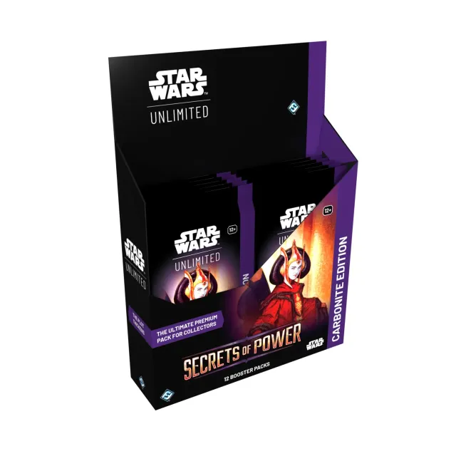 Asmodee Star Wars: Unlimited Secrets of Power Carbonite Display 12 Booster