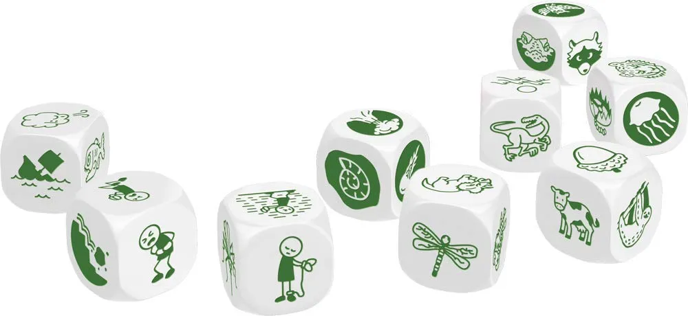 Story Cubes Primal Erzählspiel 9 Würfel