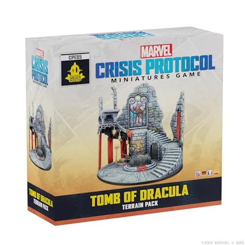 Asmodee Marvel Crisis Protocol Tomb of Dracula Terrain Pack