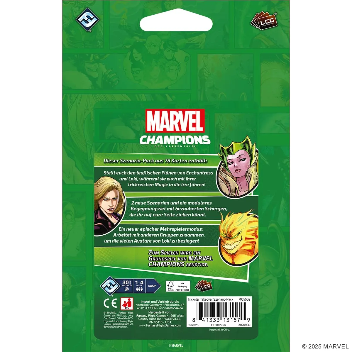 Asmodee Marvel Champions Trickster Takeover Erweiterung Deutsch