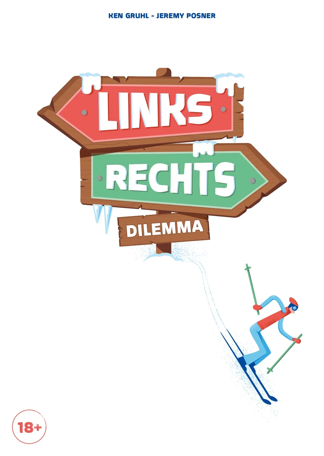Cojones Links-Rechts-Dilemma Partyspiel ab 18 Deutsch