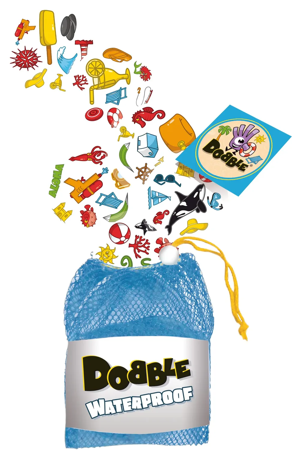 Dobble Waterproof Eco Kartenspiel wasserdicht