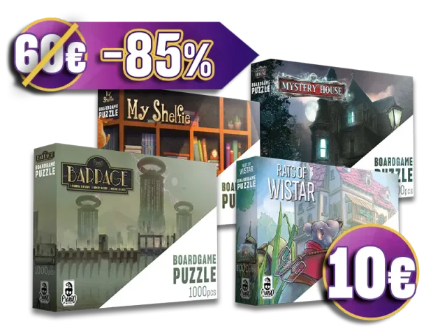 Cranio Boardgame Puzzle Super Bundle 1000 Teile