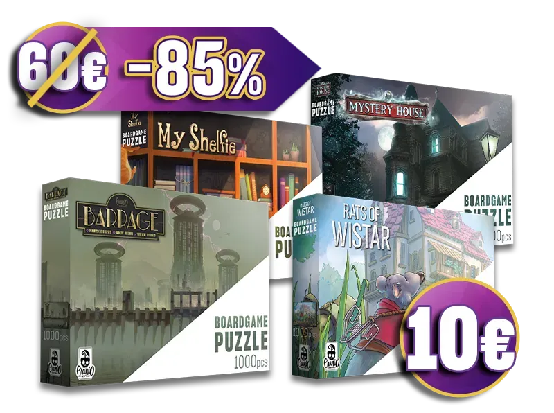 Cranio Boardgame Puzzle Super Bundle 1000 Teile