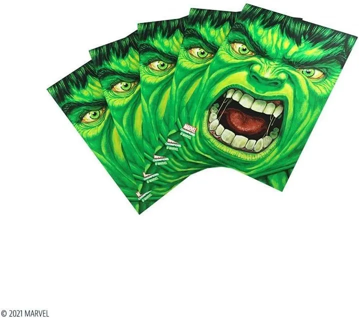 Gamegenic Marvel Champions Hulk Art Sleeves Kartenhüllen 50er matt