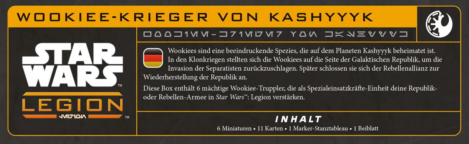 Asmodee Star Wars: Legion Kashyyyk Wookiee-Krieger Tabletop-Erweiterung
