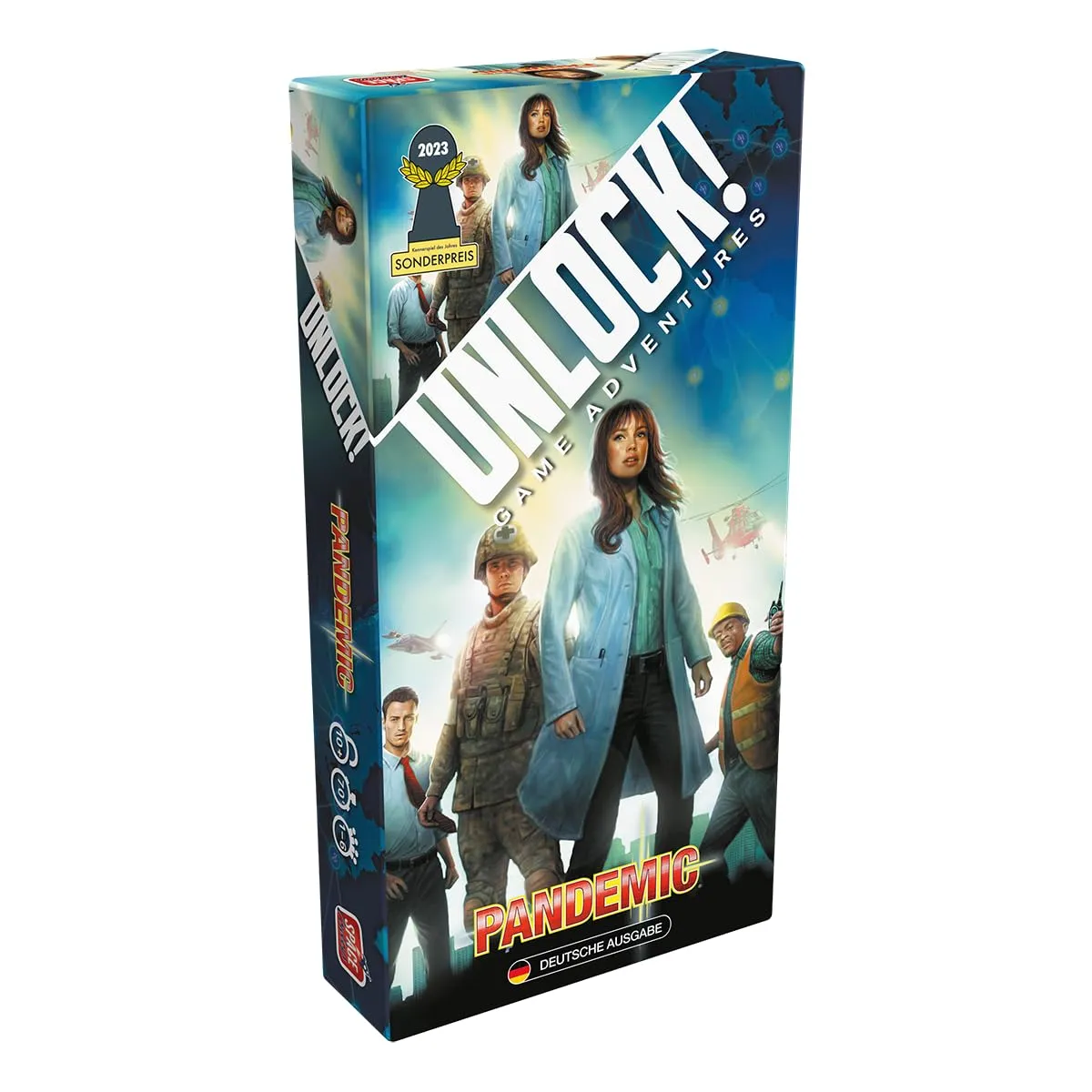 Asmodee Unlock Sherlock Holmes Scharlachrote Faden Escape-Spiel