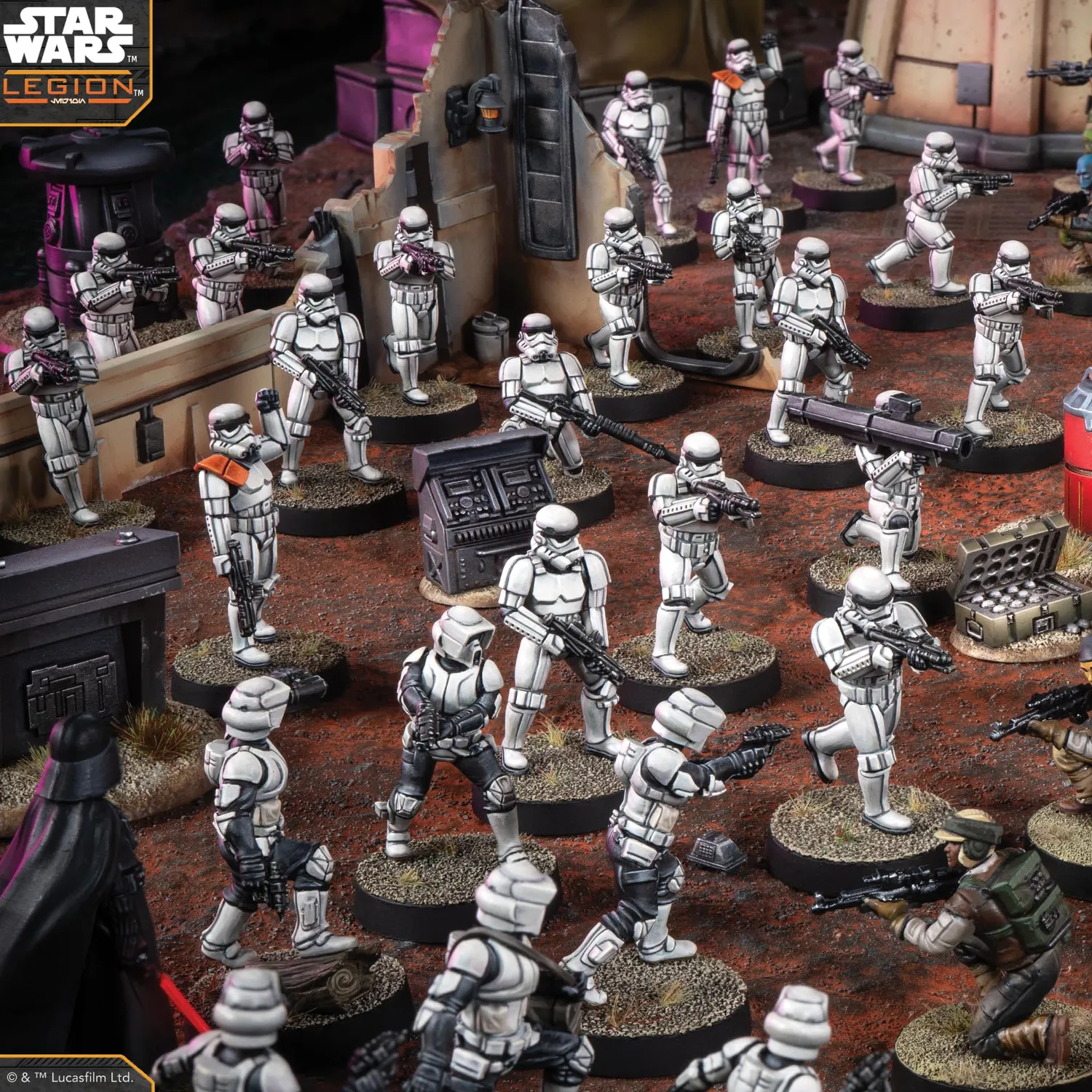 Asmodee Star Wars Legion 3D Objective Tokens Erweiterung unbemalt