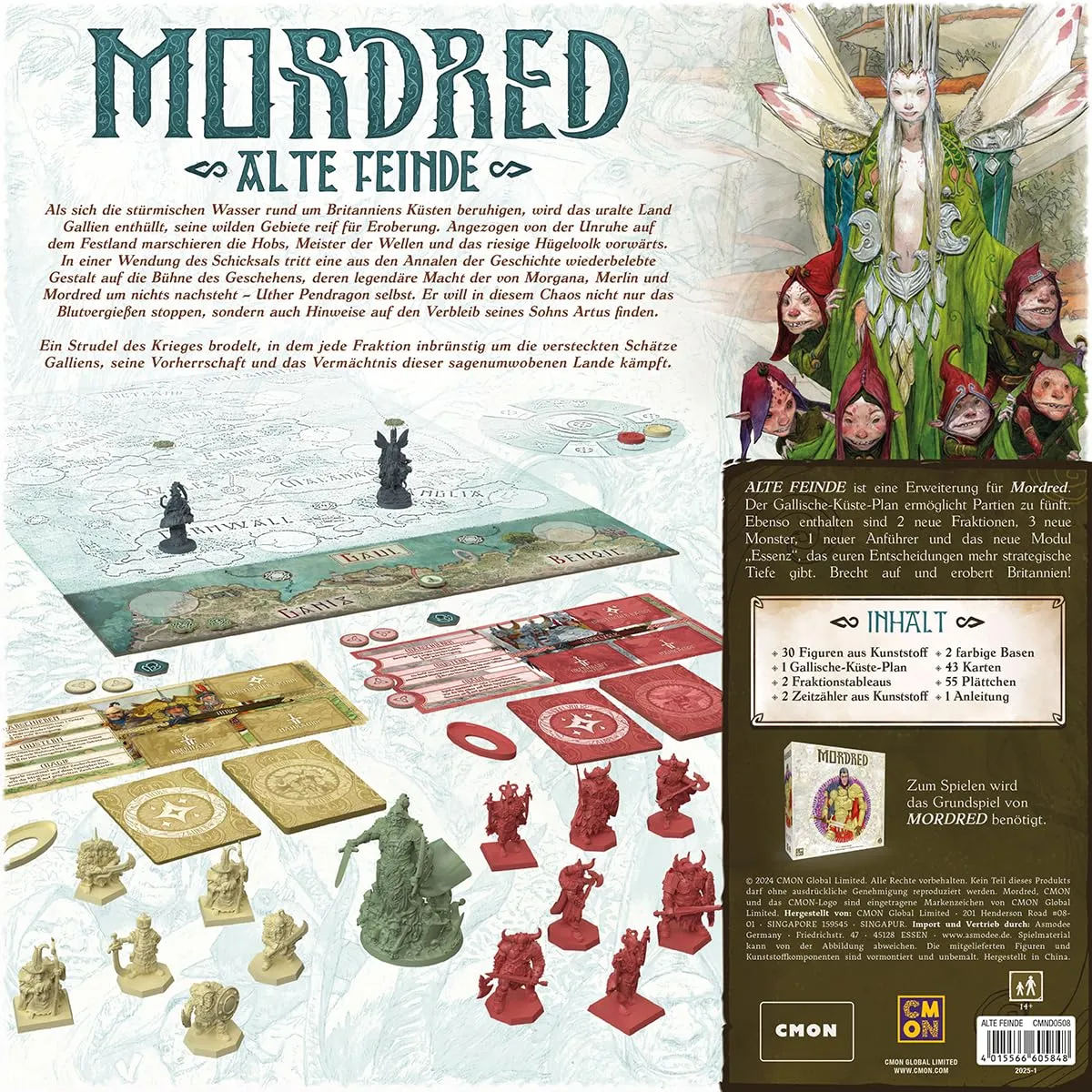 CMON Mordred Alte Feinde Erweiterung deutsch Kennerspiel