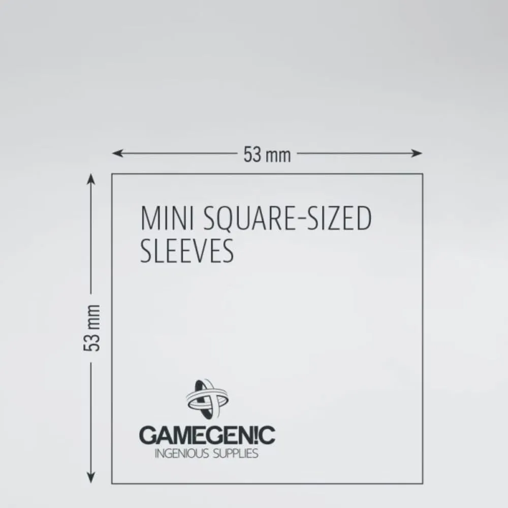 Gamegenic Prime Mini Square Kartenhüllen 53x53 klar 50St