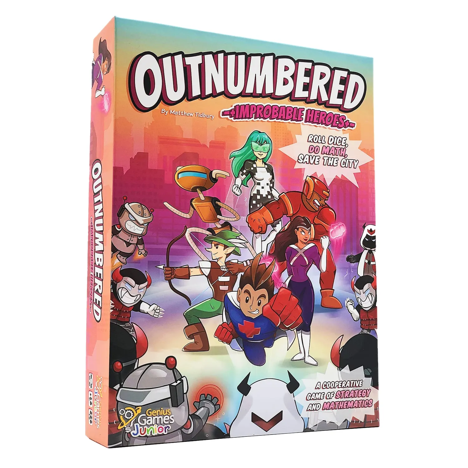 Genius Games Outnumbered Brettspiel Helden Mathe