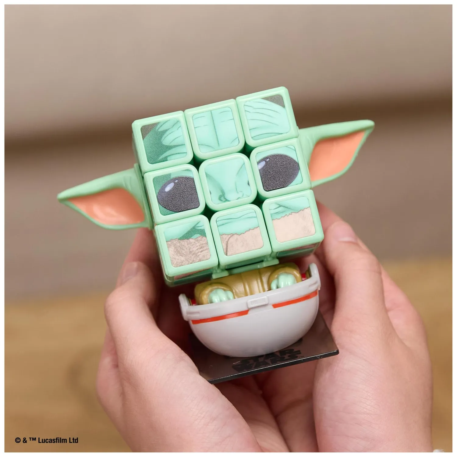 Rubik's Cubers Grogu Zauberwürfel 3x3 mit Zubehör