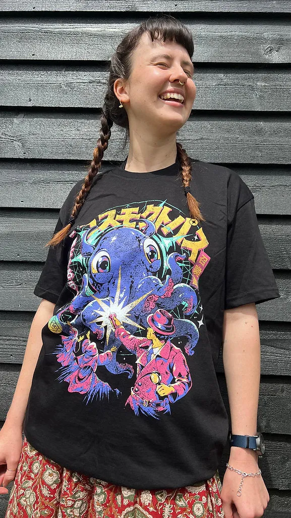 Cosmoctopus Kaiju T-Shirt Baumwolle S-3XL Unisex