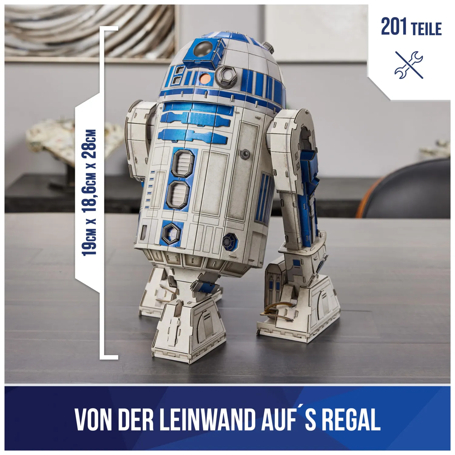 4D Build Star Wars R2-D2 3D-Puzzle 201 Teile