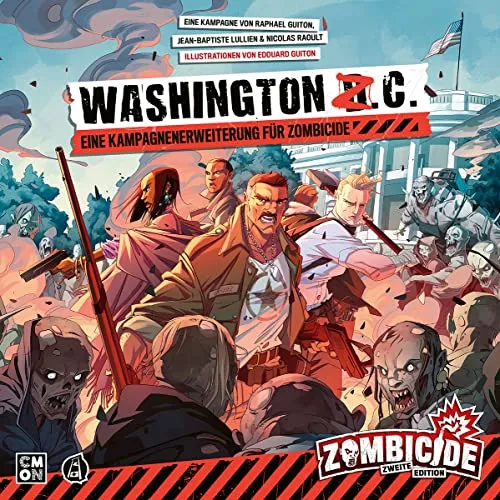 CMON Zombicide 2. Edition Washington Z.C. Erweiterung Deutsch