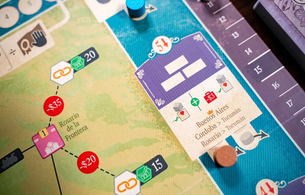Capstone Games Iron Rail Age of Rail Allegheny Erweiterung