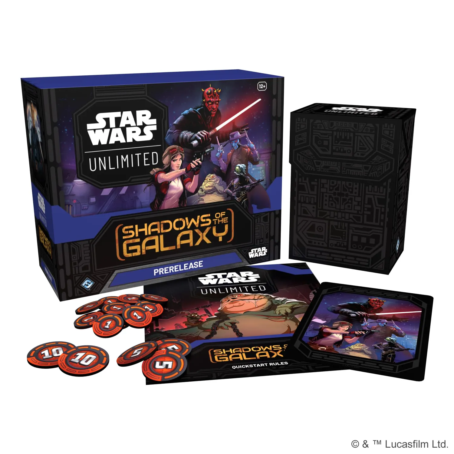 Fantasy Flight Star Wars Unlimited Shadows Prerelease-Box englisch