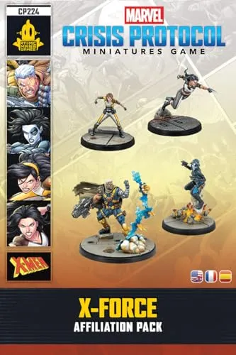 Asmodee Marvel Crisis Protocol X-Force Affiliation Pack Tabletop