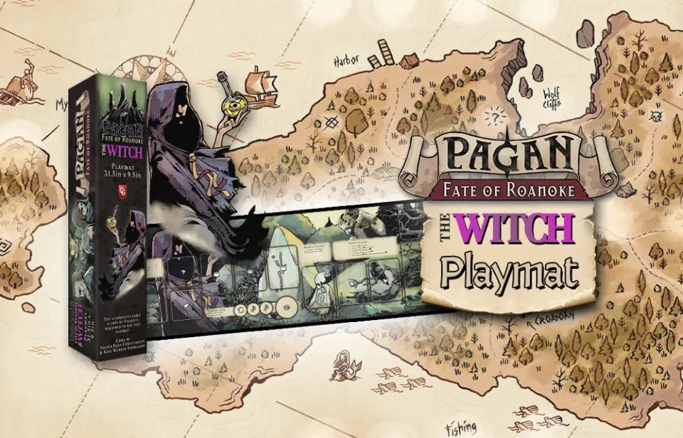 Capstone Games Pagan Witch Spielmatte Hexe