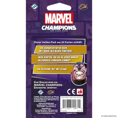 Marvel Champions Black Panther Helden-Erweiterung deutsch