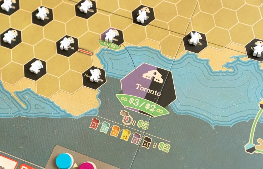 Capstone Games Ride the Rails Australia Canada Erweiterung