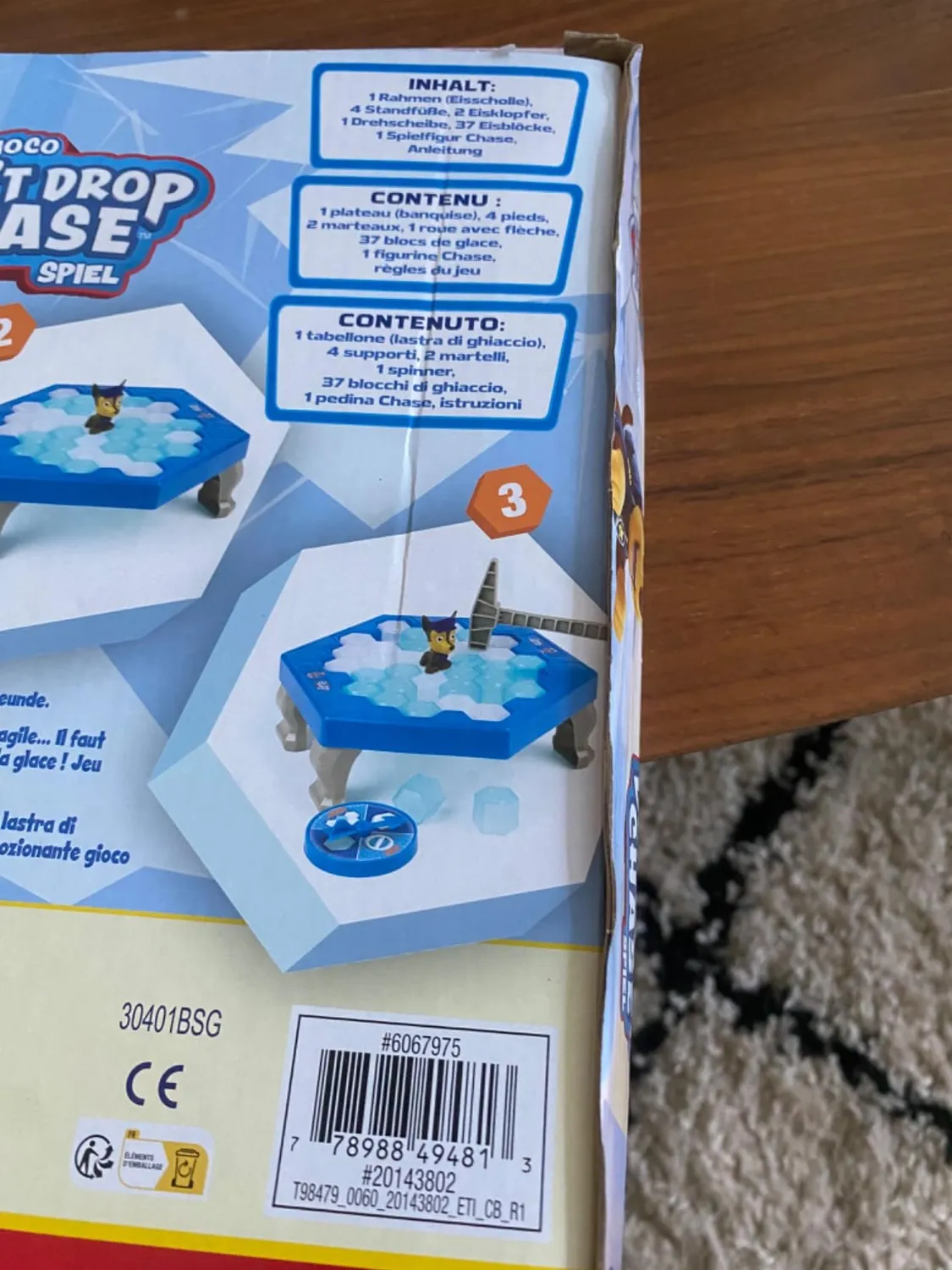 Spin Master PAW Patrol Don't Drop Chase Kinderspiel 2-4 Spieler
