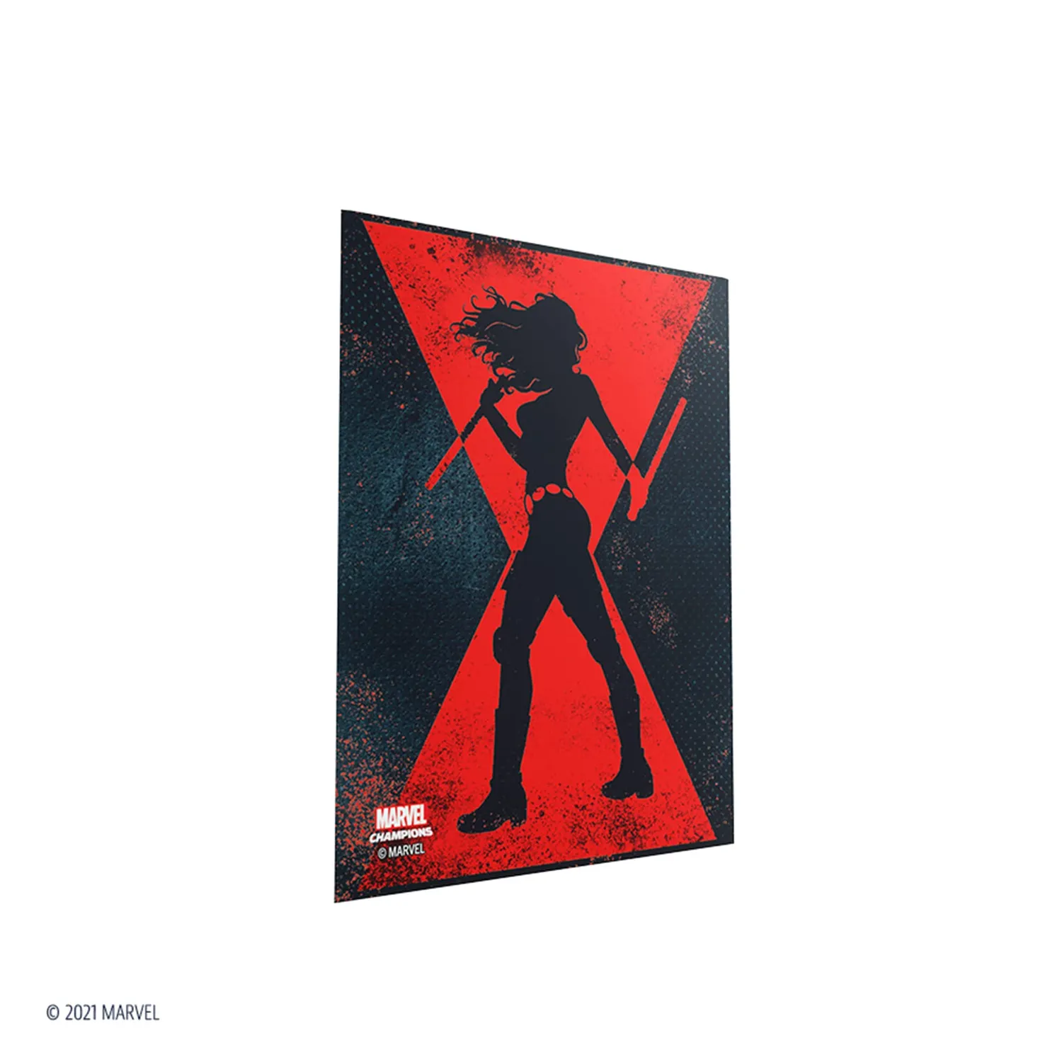 Gamegenic Marvel Champions Black Widow Sleeves 66x92 Grau