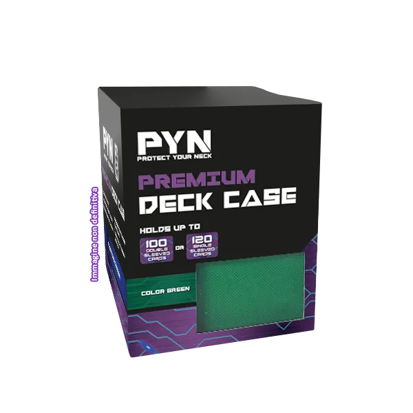 PYN Premium Deck Case Deckbox 100 Karten Rot