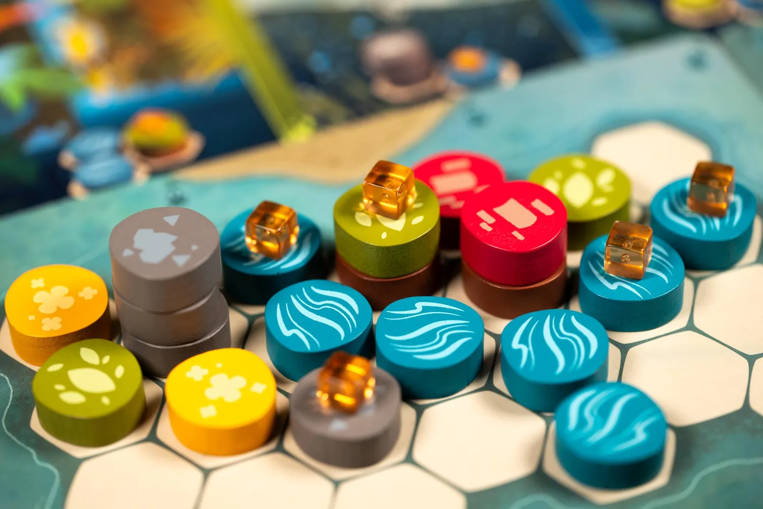 Asmodee Harmonies Brettspiel Deutsch Tier-Landschaften